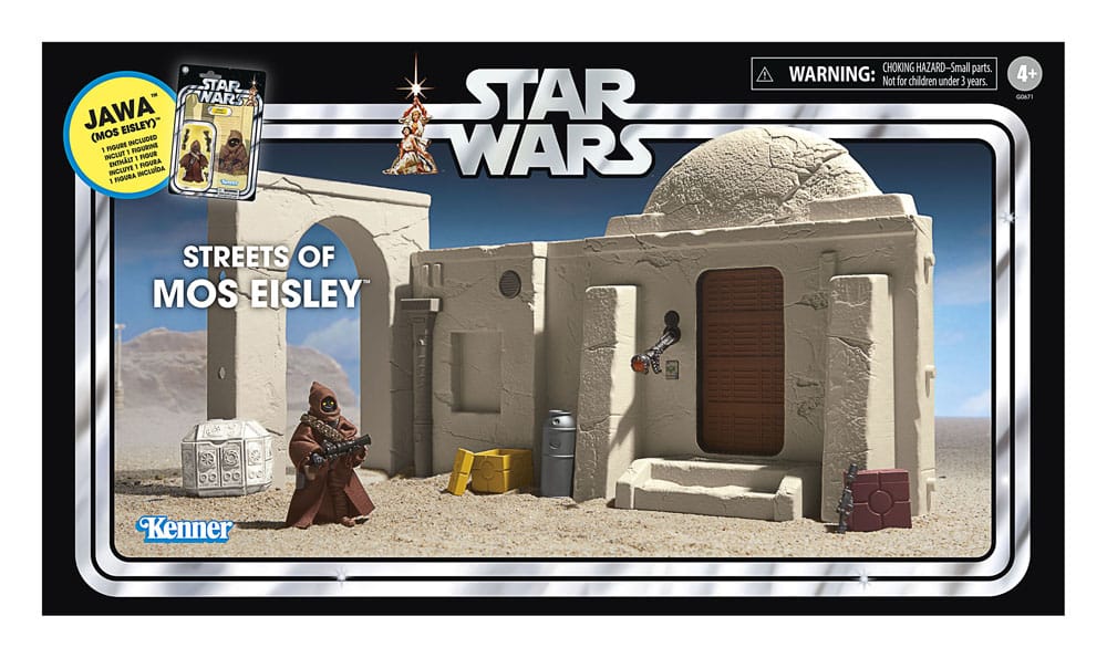 Star Wars Episode IV Vintage Collection playset Streets of Mos Eisley avec figurine Jawa