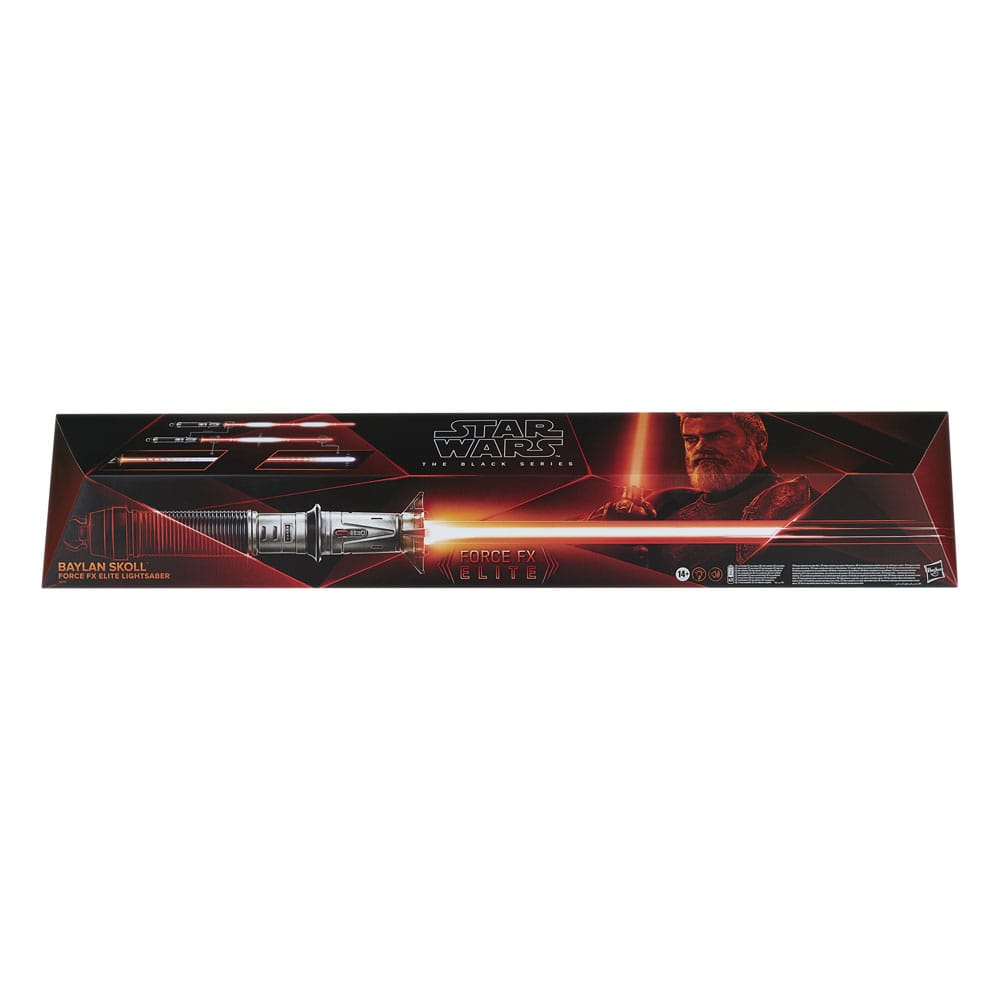 Star Wars: Ahsoka Black Series réplique sabre laser Force FX Elite Baylan Skoll
