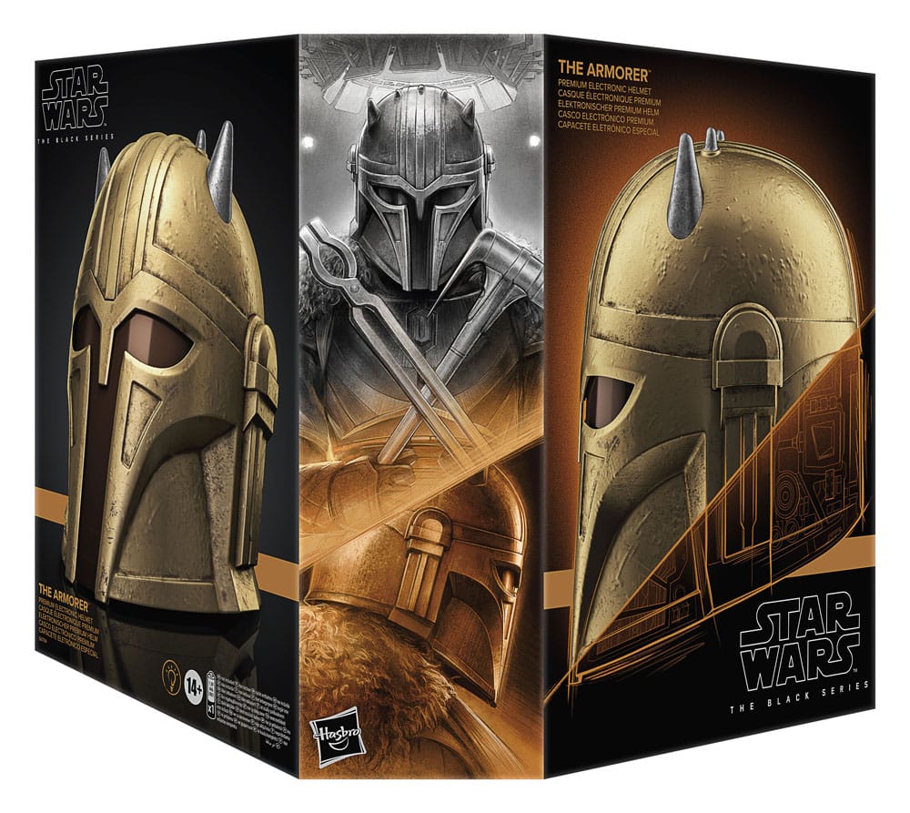 Star Wars: The Mandalorian Black Series casque electronique The Armorer