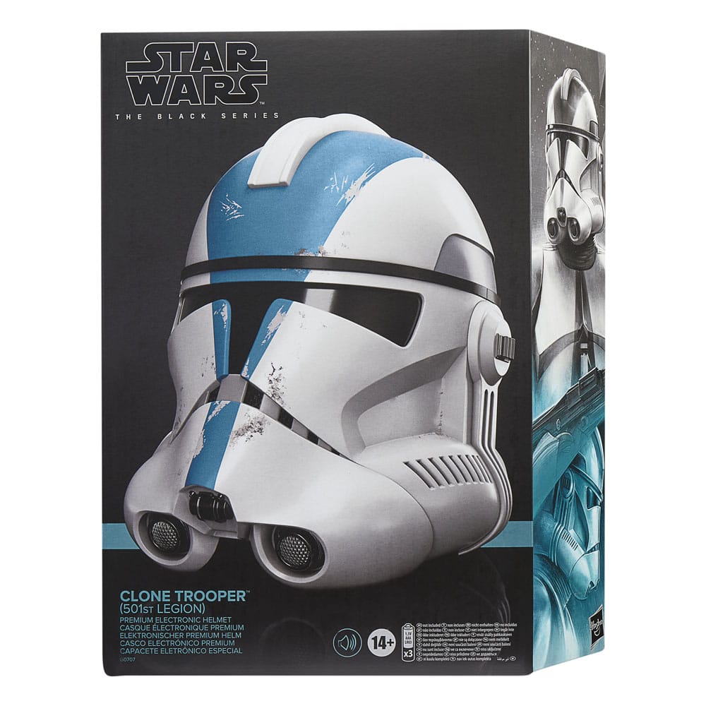 Star Wars: Ahsoka Black Series casque electronique Clone Trooper (501st Legion)