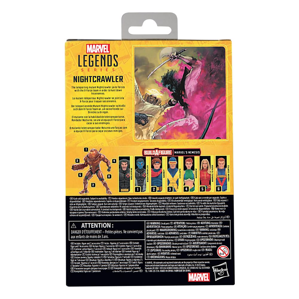 X-Men Marvel Legends figurine Nightcrawler (BAF: Marvel's Nemesis) 15 cm