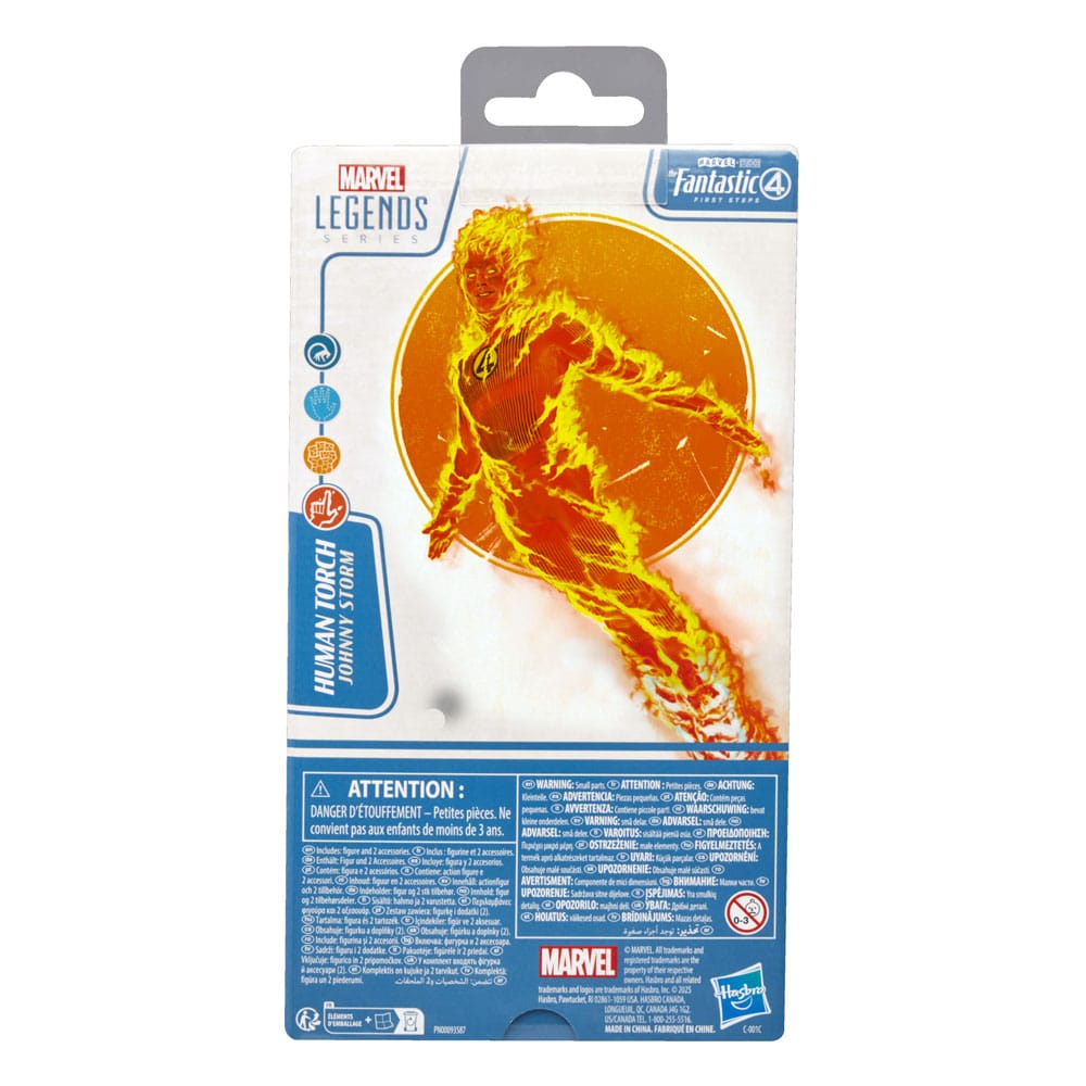 Les Quatre Fantastiques : Premiers pas Marvel Legends figurine Human Torch 15 cm