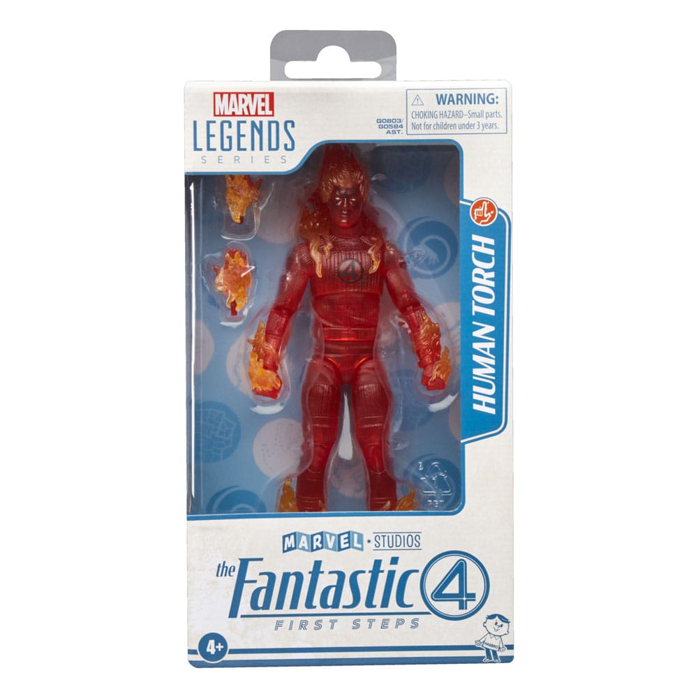 Les Quatre Fantastiques : Premiers pas Marvel Legends figurine Human Torch 15 cm