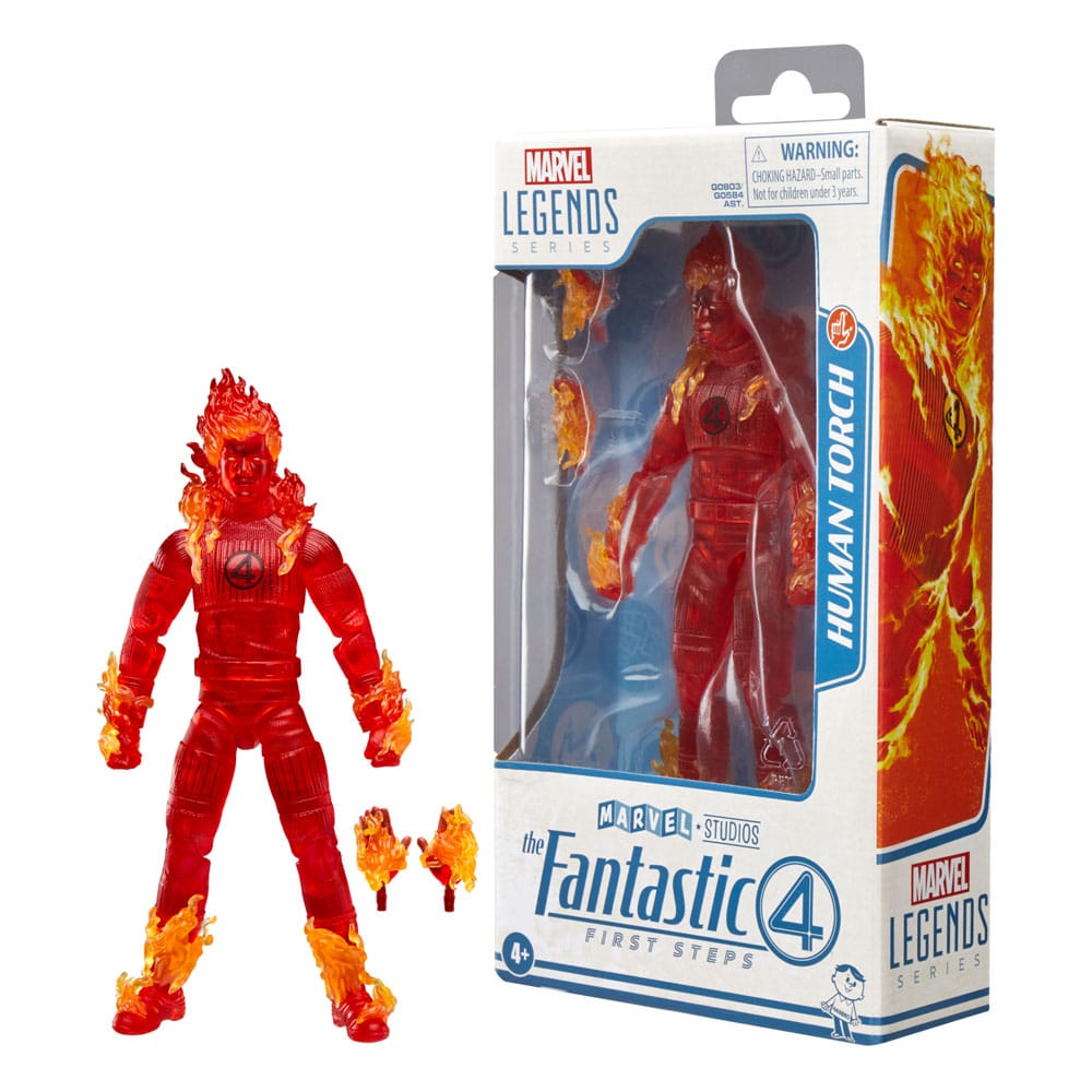 Les Quatre Fantastiques : Premiers pas Marvel Legends figurine Human Torch 15 cm