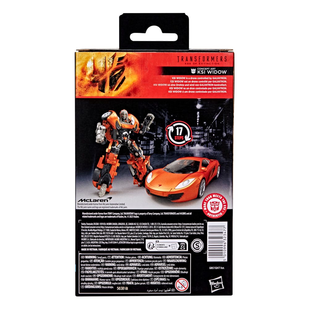Transformers : L'Âge de l'extinction Studio Series Leader Class figurine Concept Art KSI Widow 11 cm