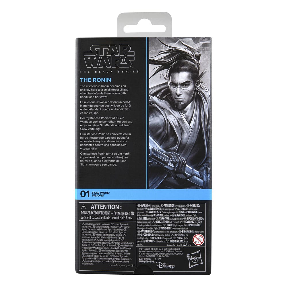 Star Wars: Visions Black Series figurine The Ronin 15 cm