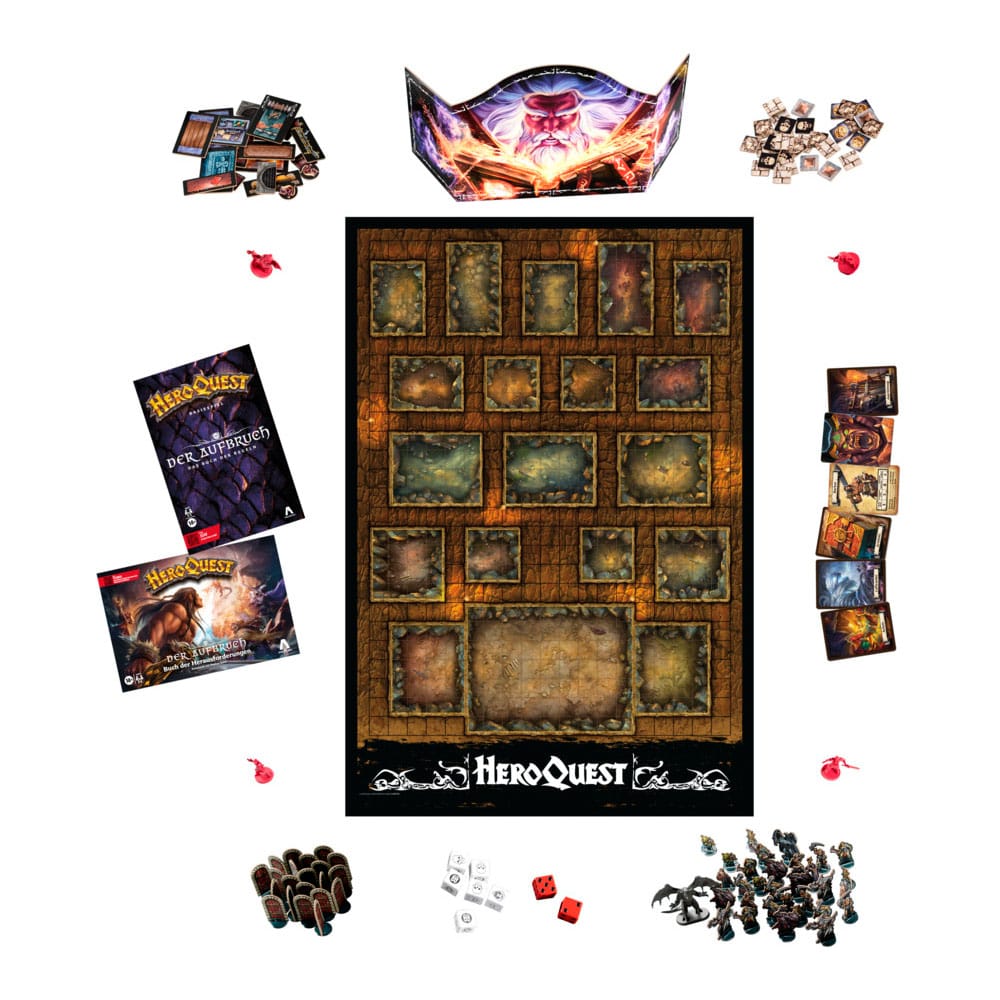 HeroQuest jeu de plateau Der Aufbruch *ALLEMAND*