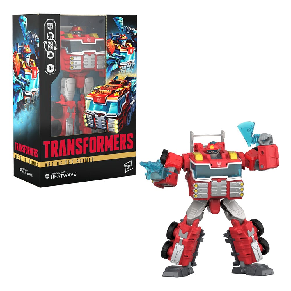Transformers Age of the Primes Voyager Class figurine Rescue Bot Heatwave 18 cm