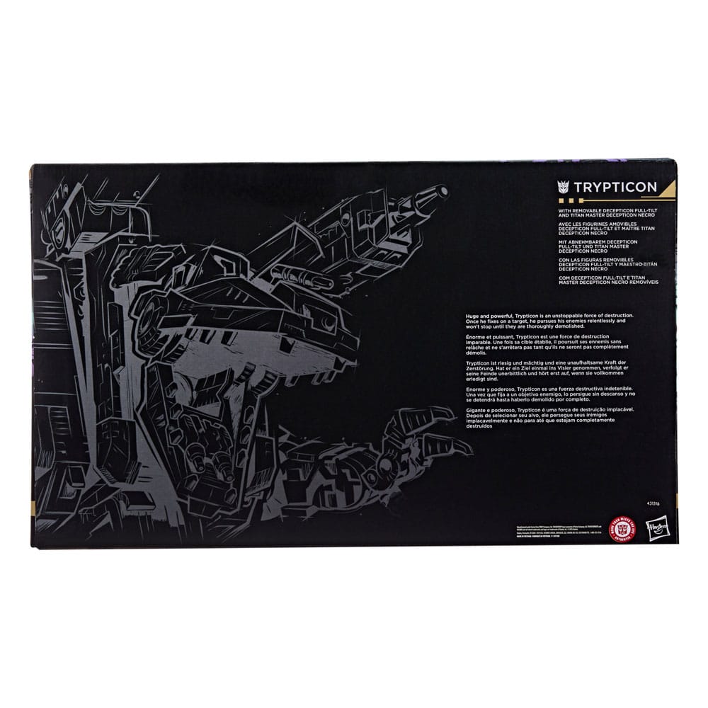 Transformers Generations Selects Age of the Primes figurine G1 Trypticon 45 cm