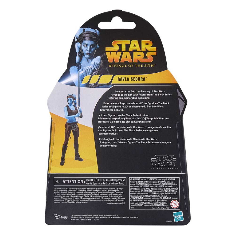 Star Wars Episode III Black Series figurine 20th Anniversary Aayla Secura 15 cm