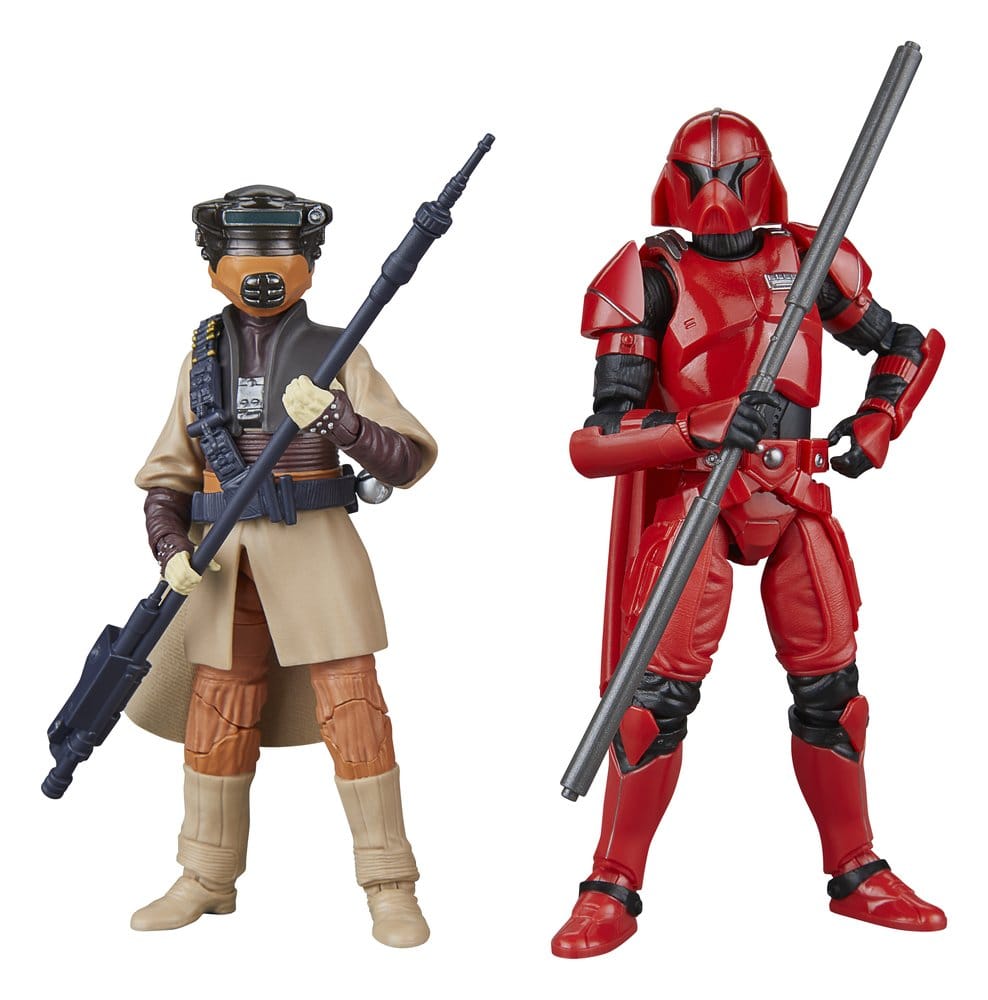 Star Wars: Shadows of the Empire Black Series figurines Luke Skywalker (Imperial Guard) & Princess Leia Organa (Boushh) 15 cm