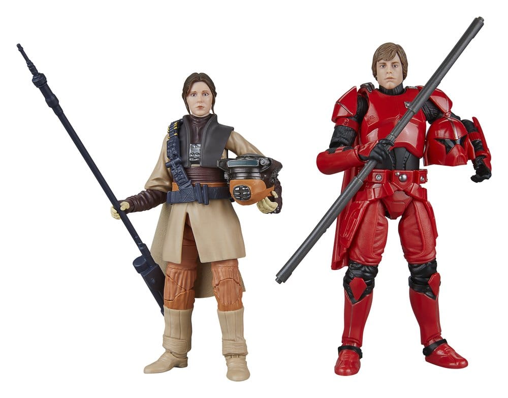Star Wars: Shadows of the Empire Black Series figurines Luke Skywalker (Imperial Guard) & Princess Leia Organa (Boushh) 15 cm