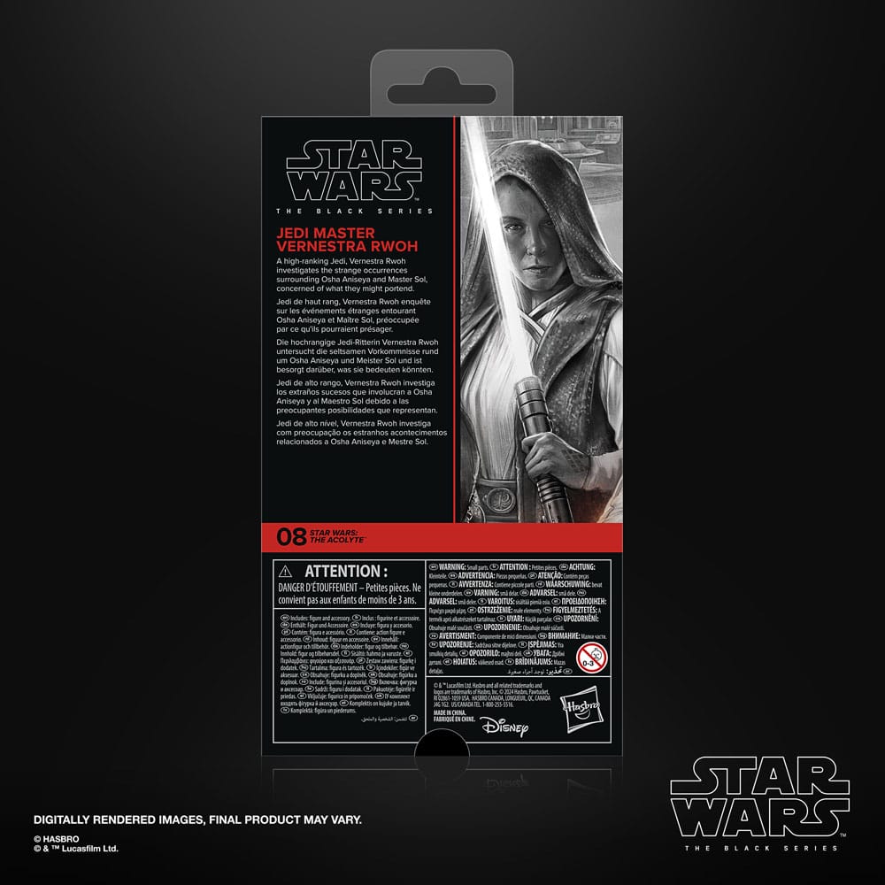 Star Wars: The Acolyte Black Series figurine Jedi Master Vernestra Rwoh 15 cm