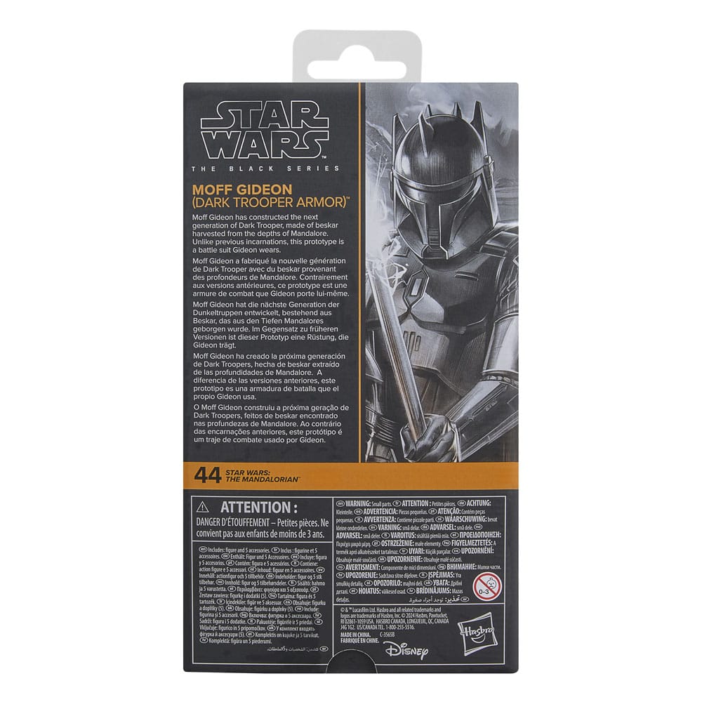 Star Wars: The Mandalorian Black Series figurine Moff Gideon (Dark Trooper Armor) 15 cm