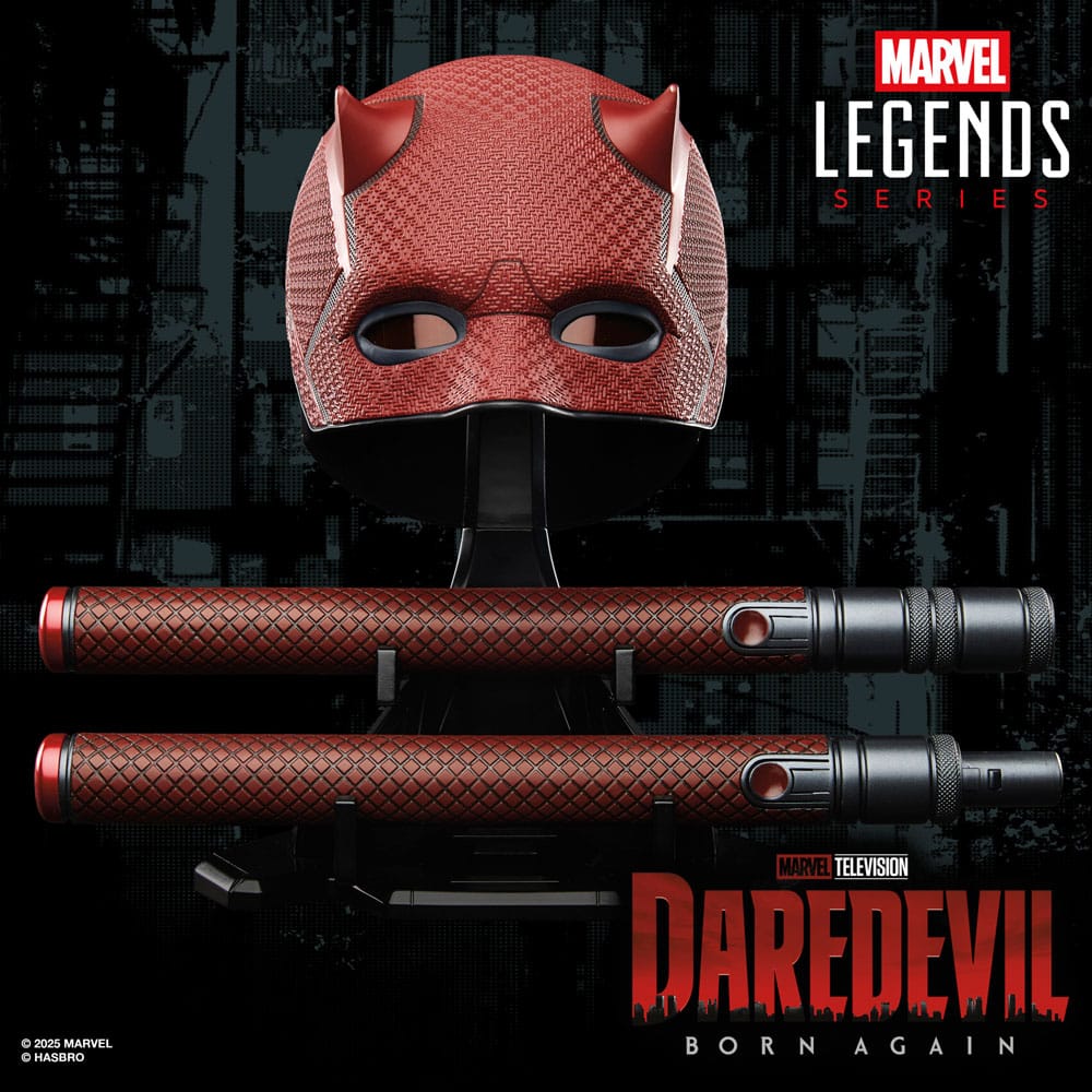 Daredevil: Born Again matraque et masque de Cosplay Premium