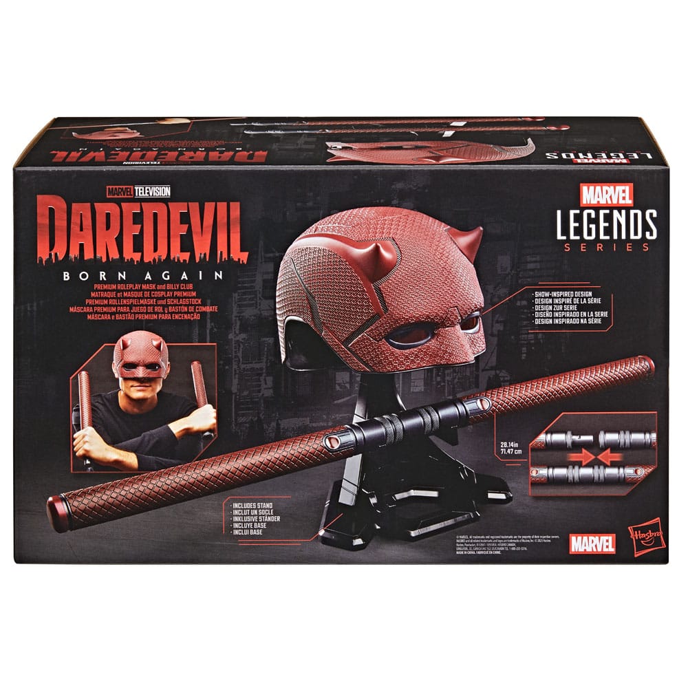 Daredevil: Born Again matraque et masque de Cosplay Premium