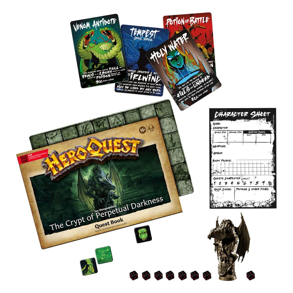 HeroQuest extension jeu de plateau The Crypt of Perpetual Darkness Pack de Quête *ANGLAIS*