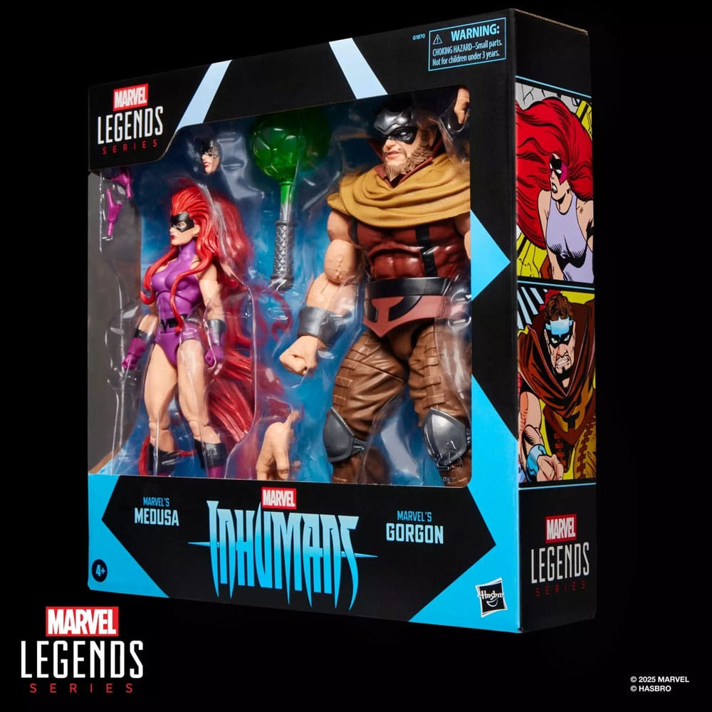 Inhumans Marvel Legends pack 2 figurines Marvel's Medusa & Marvel's Gorgon 15 cm