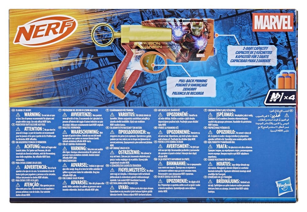 Marvel NERF blaster à fléchettes Iron Man