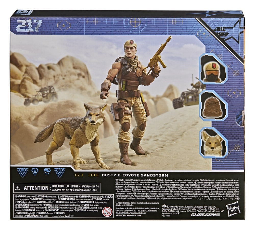 G.I. Joe Classified Series figurine #217 Dusty & Coyote Sandstorm 15 cm
