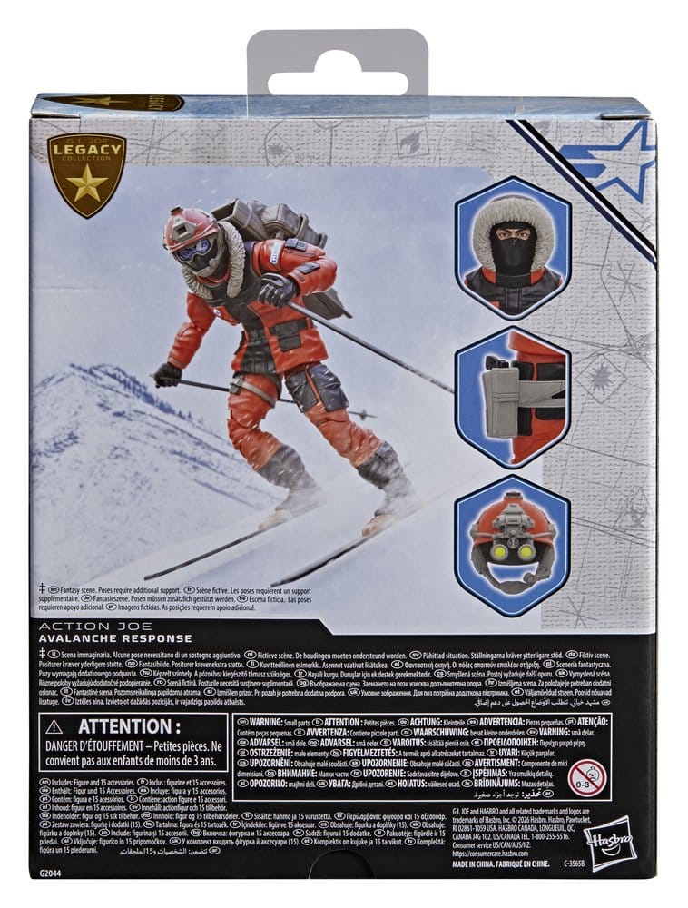 G.I. Joe Classified Series Legacy Collection figurine Action Joe - Avalanche Response 15 cm