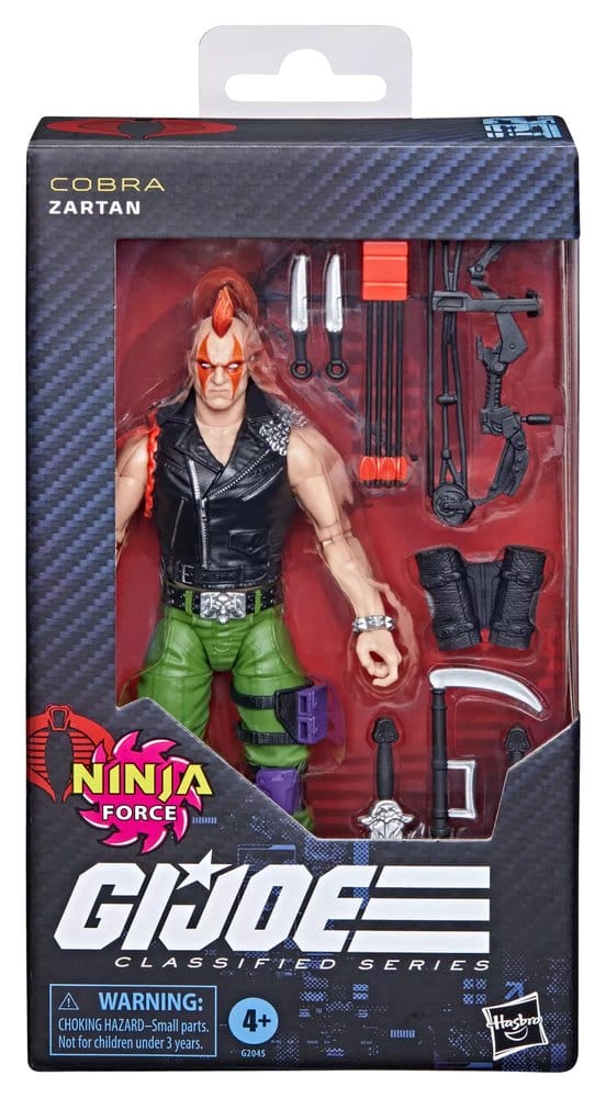 G.I. Joe Classified Series figurine #192 Ninja Force Zartan 15 cm