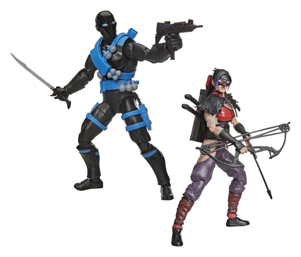 G.I. Joe Classified Series pack 2 figurines Snake Eyes & Kim "Jinx" Arashikage 15 cm