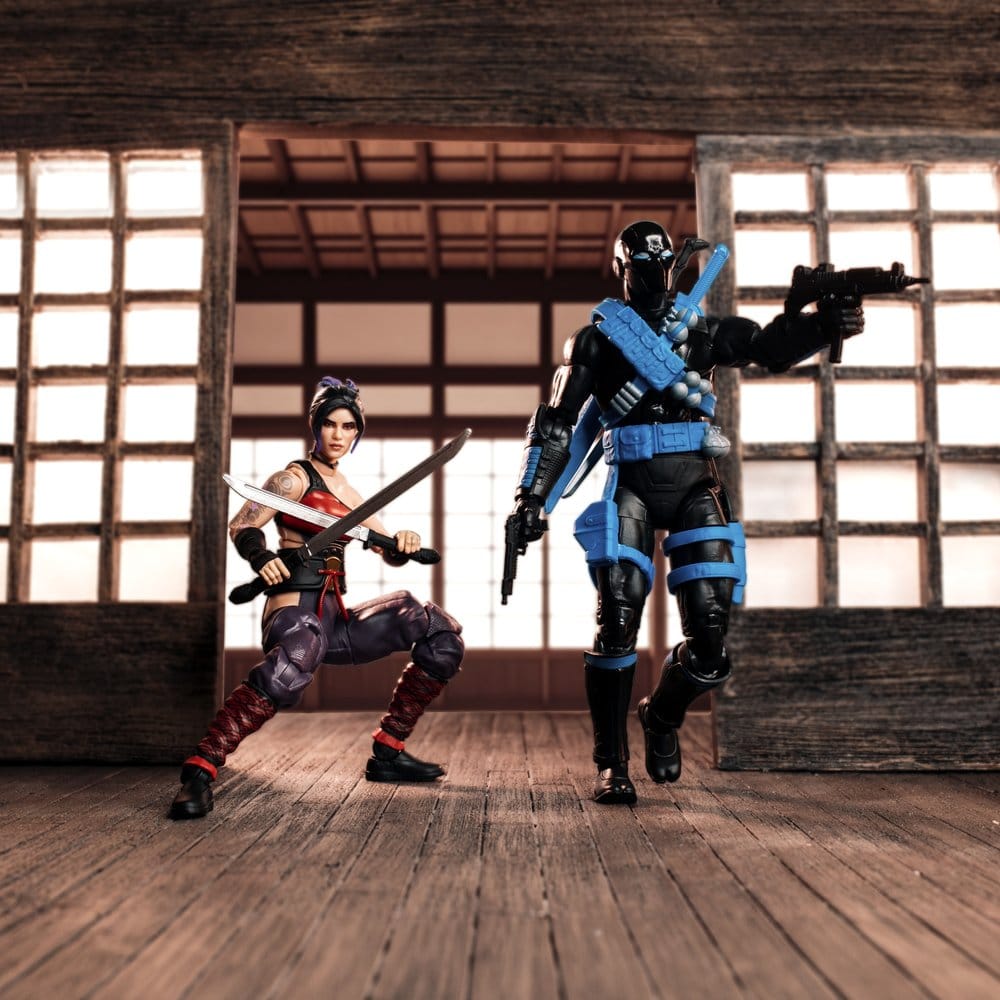 G.I. Joe Classified Series pack 2 figurines Snake Eyes & Kim "Jinx" Arashikage 15 cm
