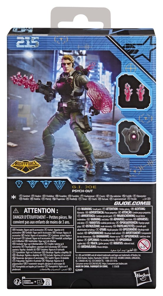 G.I. Joe Classified Series figurine Night Force: Psych-Out 15 cm