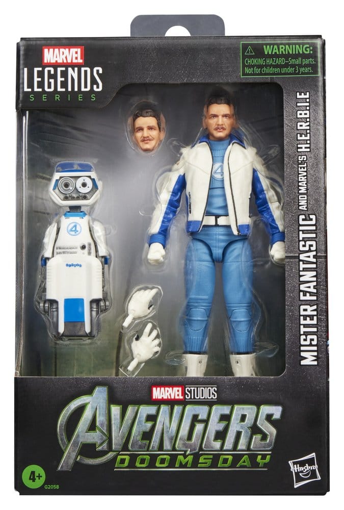 Avengers: Doomsday Marvel Legends pack 2 figurines Mister Fantastic & Marvel's H.E.R.B.I.E. 15 cm