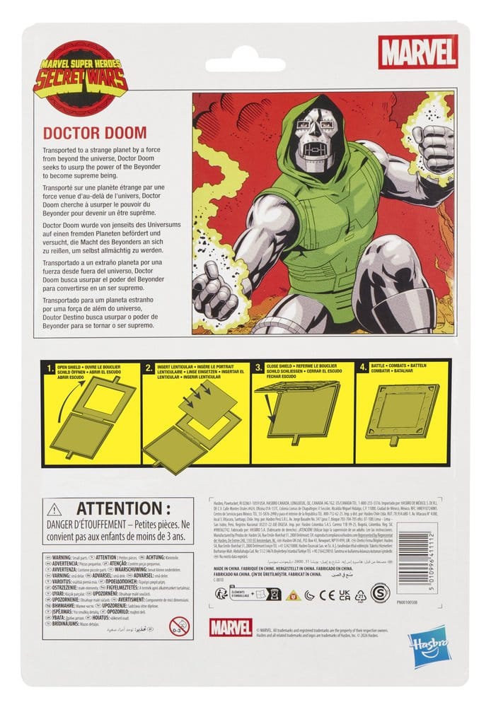 Secret Wars Marvel Legends figurine Doctor Doom 15 cm
