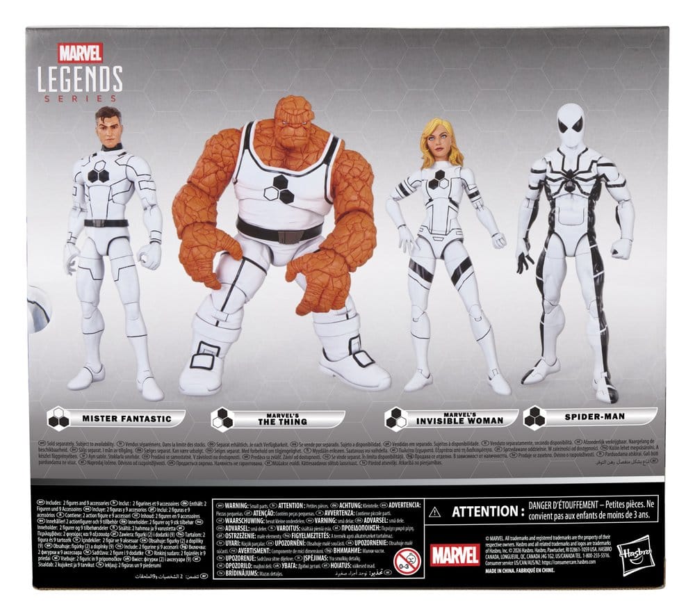 Future Foundation Marvel Legends pack 2 figurines The Thing & Invisible Woman 15 cm