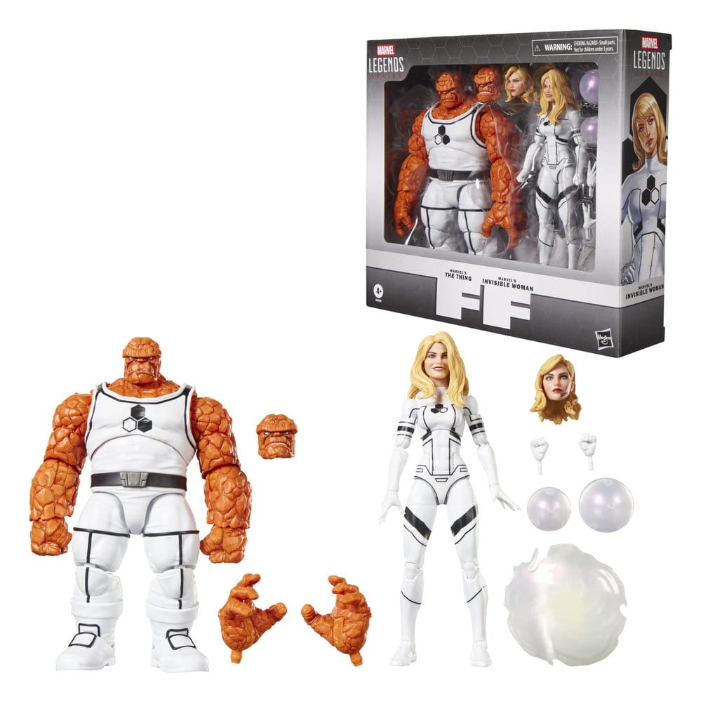 Future Foundation Marvel Legends pack 2 figurines The Thing & Invisible Woman 15 cm
