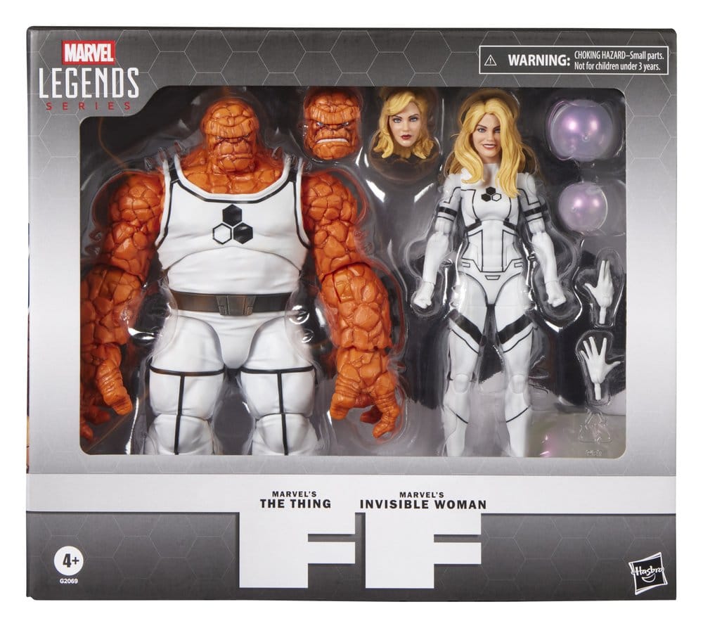 Future Foundation Marvel Legends pack 2 figurines The Thing & Invisible Woman 15 cm