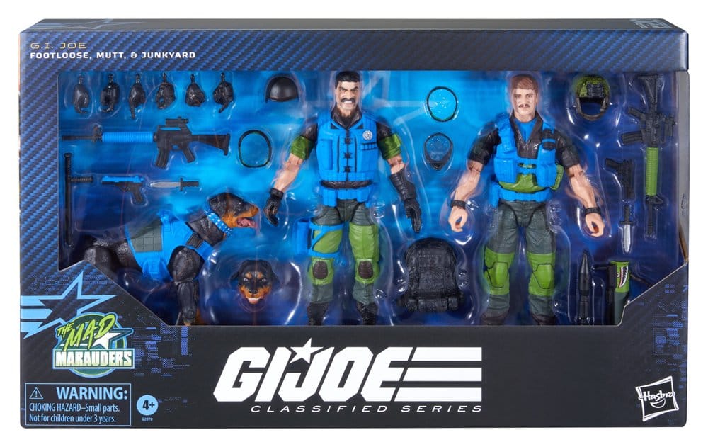G.I. Joe Classified Series pack 3 figurines #220 Mad Marauders: Footloose & Mutt & Junkyard 15 cm