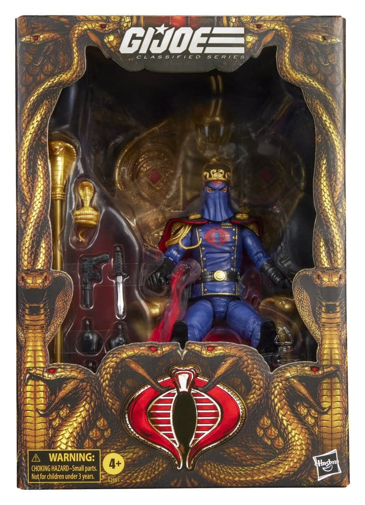 G.I. Joe Classified Series figurine Cobra Commander in Dress Uniform & Throne 15 cm