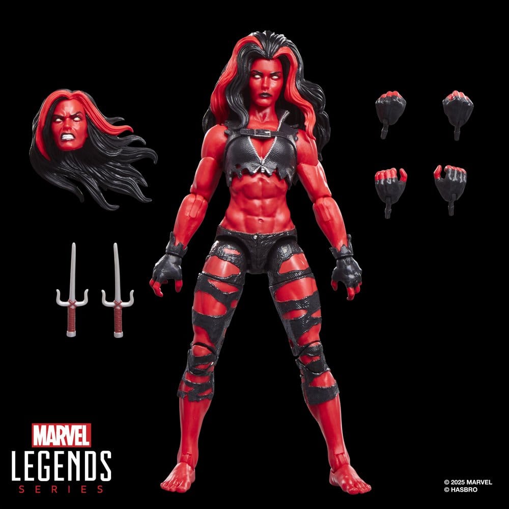 Hulk Marvel Legends figurine Red She-Hulk 15 cm
