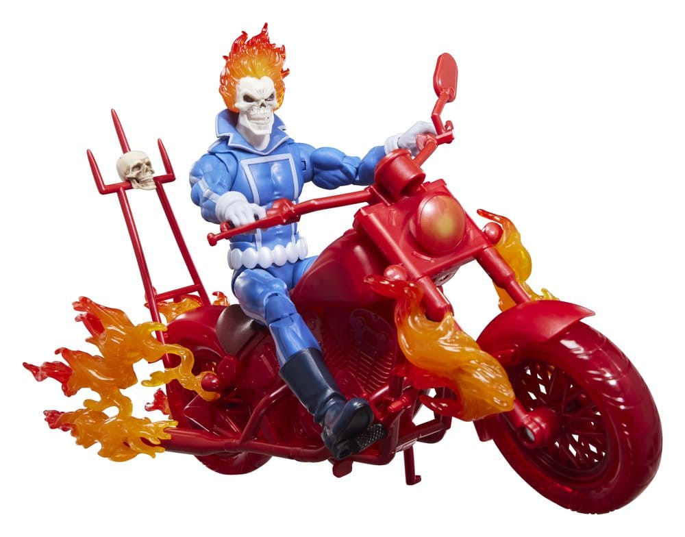Ghost Rider Marvel Legends figurine Johnny Blaze with Motorcycle 15 cm