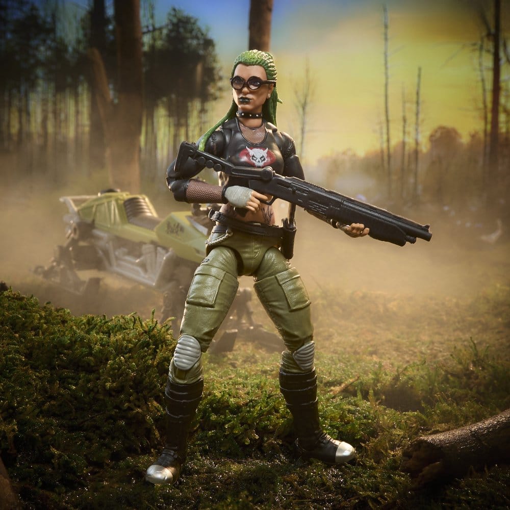 G.I. Joe Classified Series figurine et véhicule #194 Zanya et Dreadnok Chameleon (Swamp Skier) 15 cm
