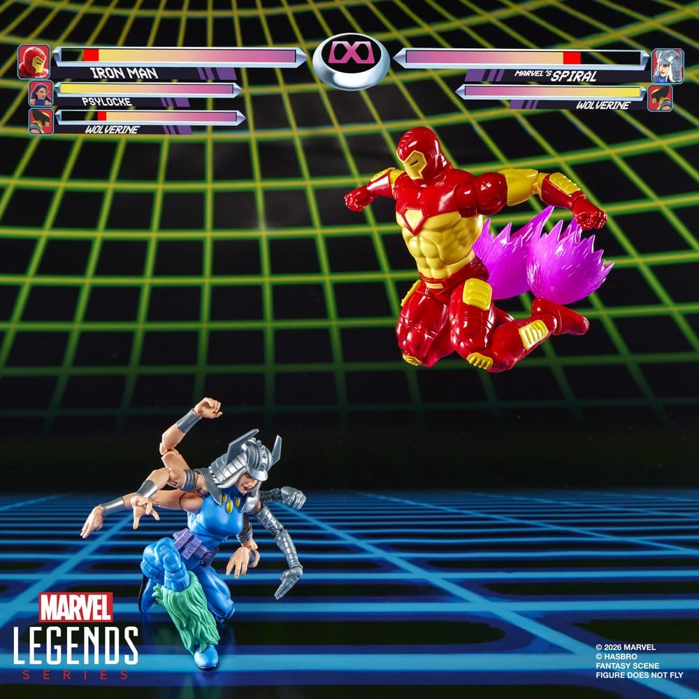 Marvel Games Marvel Legends pack 2 figurines Iron Man & Marvel's Spiral 15 cm