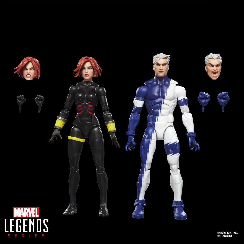 Avengers Marvel Legends pack 2 figurines Black Widow & Quicksilver 15 cm