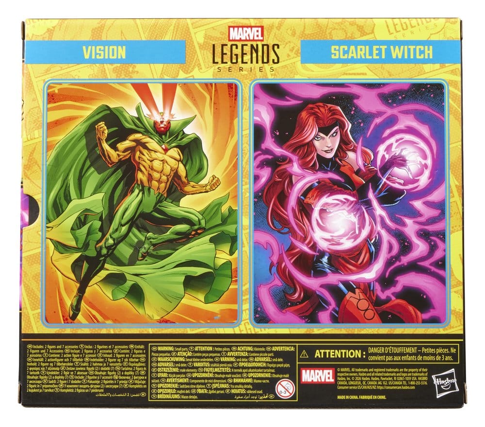 Avengers Marvel Legends pack 2 figurines Vision & Scarlet Witch 15 cm