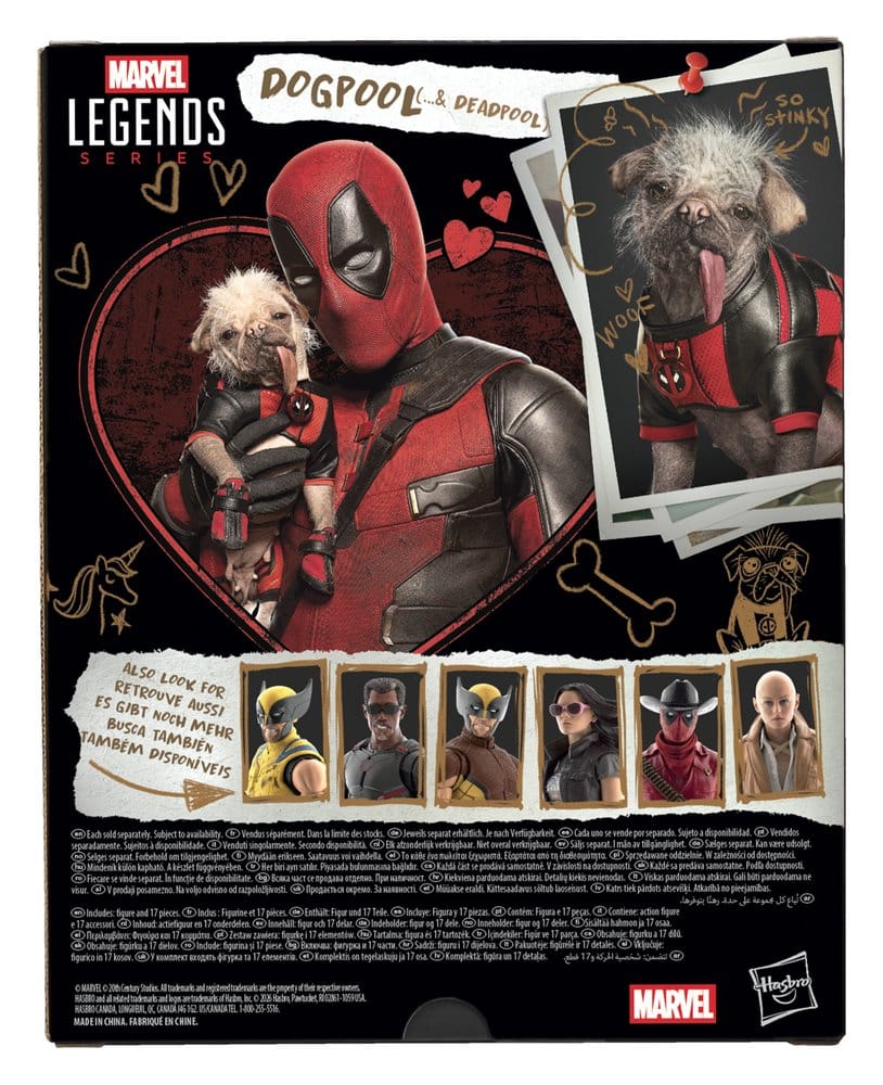 Deadpool & Wolverine Marvel Legends figurine Dogpool & Deadpool 15 cm