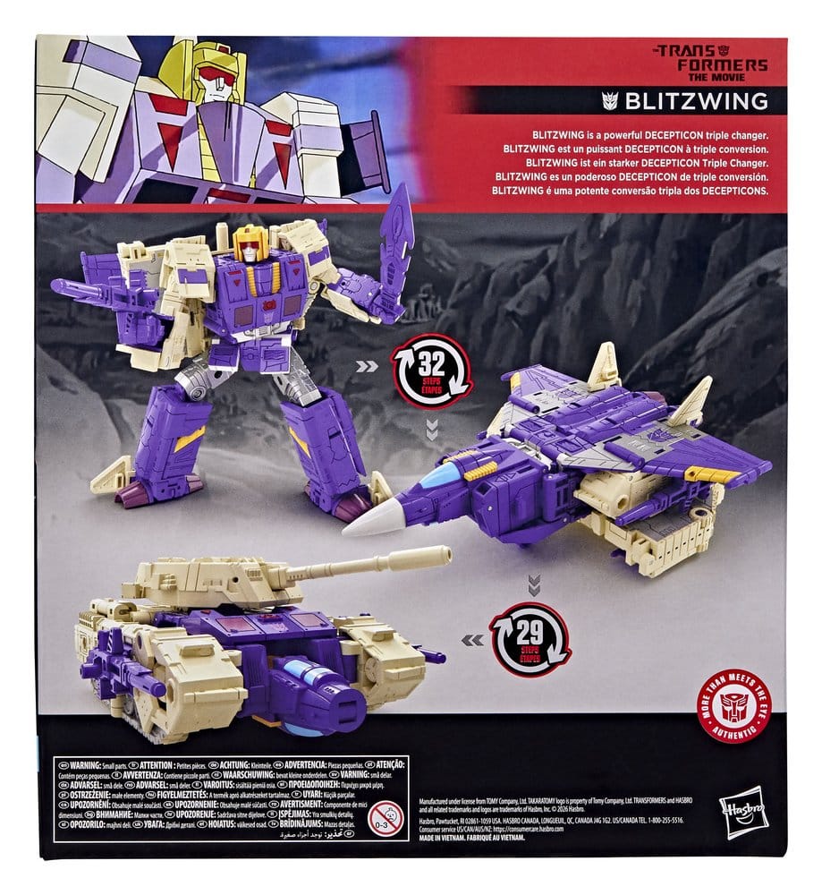 Les Transformers : le film Studio Series Leader Class figurine Blitzwing 18 cm