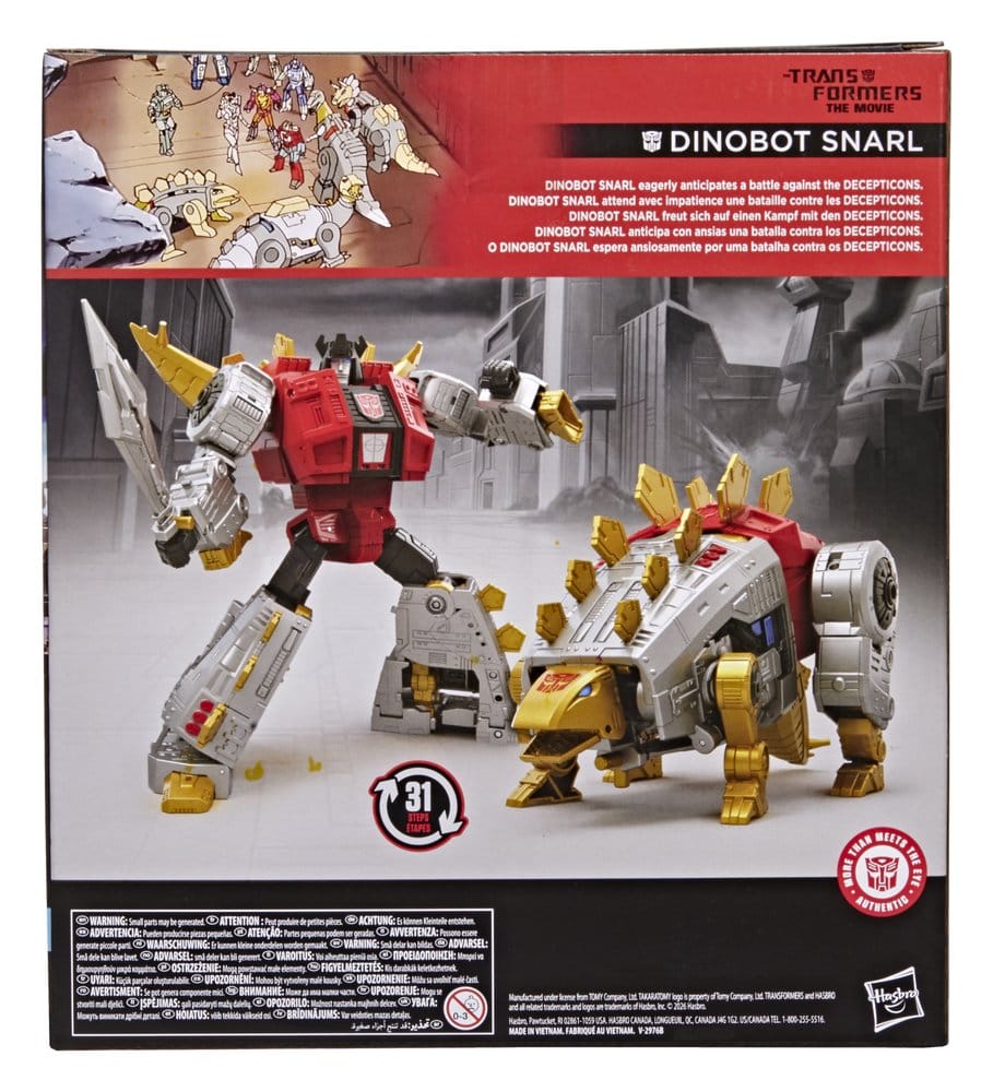 The Transformers: The Movie Studio Series Leader Class figurine Dinobot Snarl 20 cm