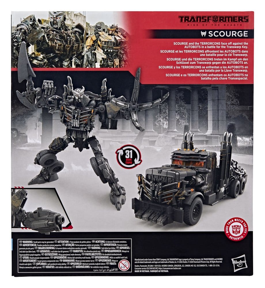 Transformers: Le Réveil des Bêtes Studio Series Leader Class figurine Scourge 22 cm