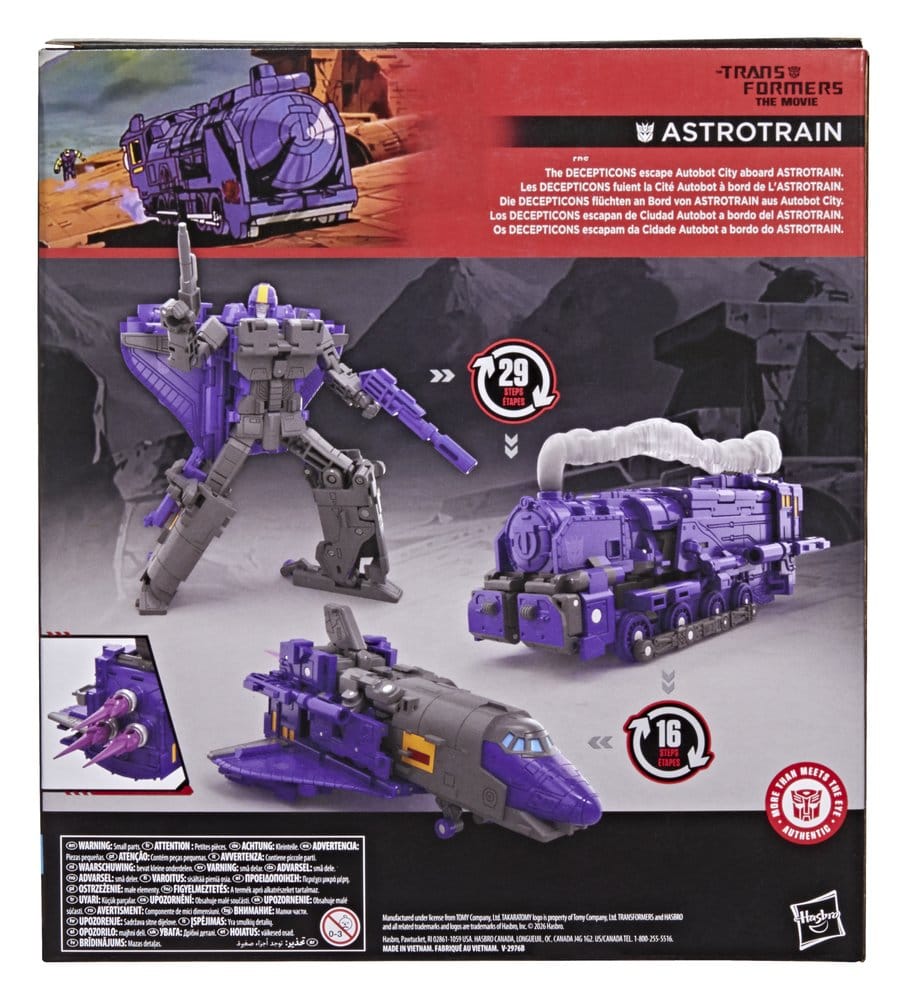 The Transformers: The Movie Studio Series Leader Class figurine Astrotrain 17 cm