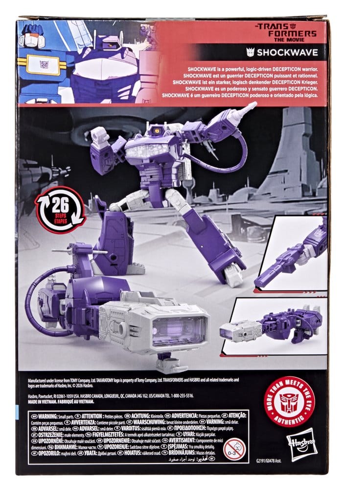 The Transformers: The Movie Studio Series Voyager Class figurine Shockwave 17 cm