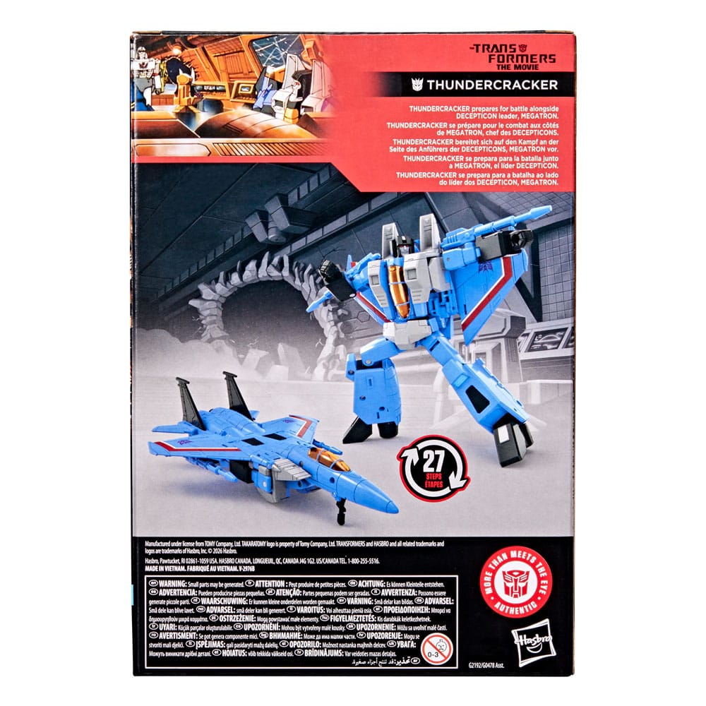 The Transformers: The Movie Studio Series Voyager Class figurine Thundercracker 16 cm