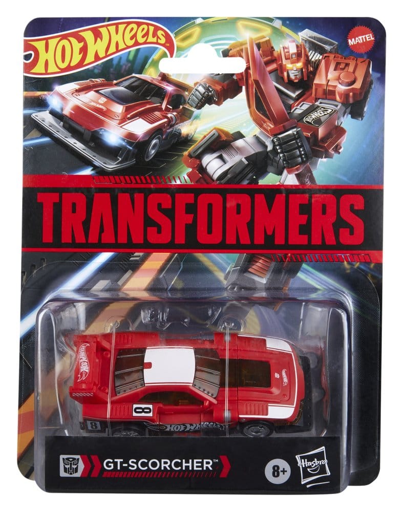 Transformers x Hot Wheels Collaborative Deluxe Class figurine GT-Scorcher 13 cm